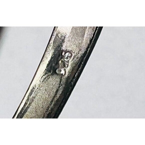 Sterling Silver Double Heart Ring CZ Crystal Zirconia Accents sz 9 Promise Ring - Picture 7 of 7